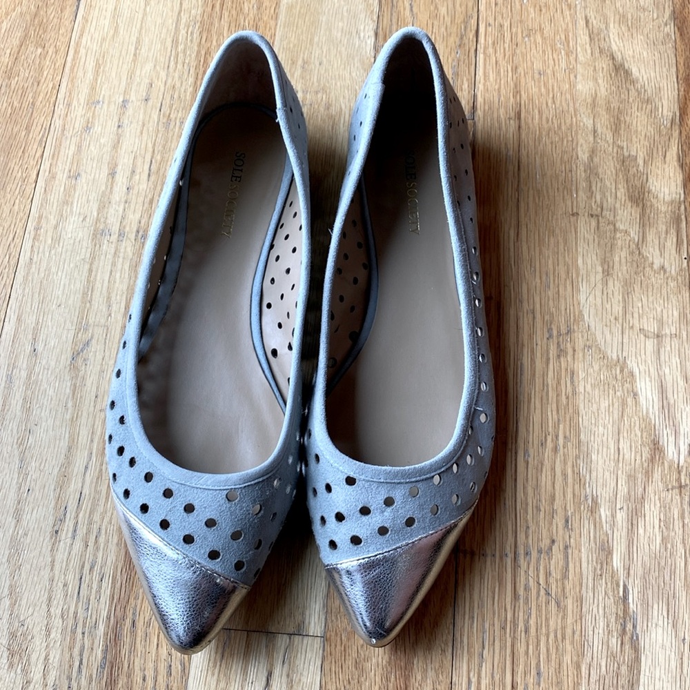Sole Society perforated shoes